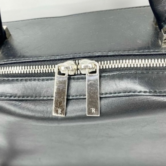 The Row Top Handle Smooth Leather Briefcase Bag - Picture 9 of 10